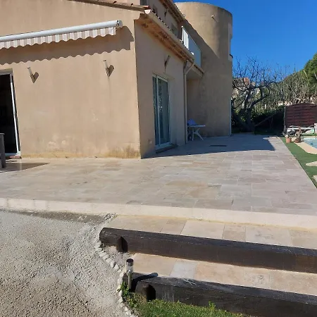 Appartement 45M2 Climatise 4 Places Independant Dans Villa Avec Piscine *