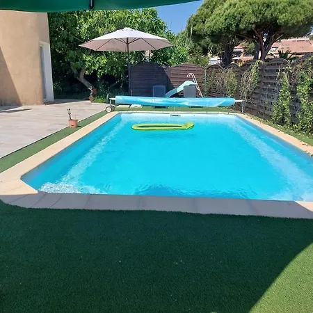 Appartement 45M2 Climatise 4 Places Independant Dans Villa Avec Piscine Hyères